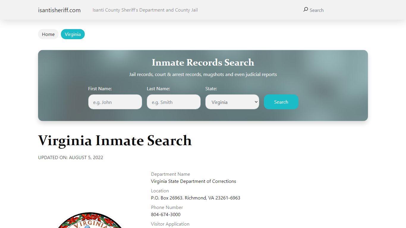 Buckingham Correctional Center Inmate Search, Visitation, Phone no ...